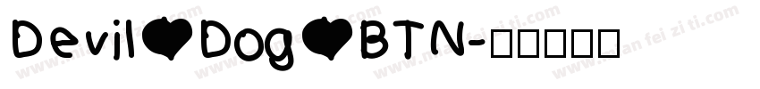 Devil Dog BTN字体转换
